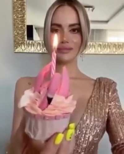 Birthday cupcake