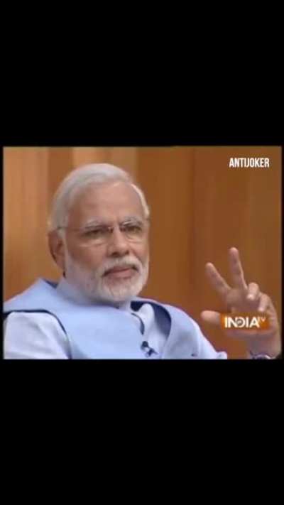 Modi Ji singing the Doraemon theme song