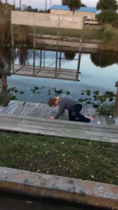 Staged but seems funny