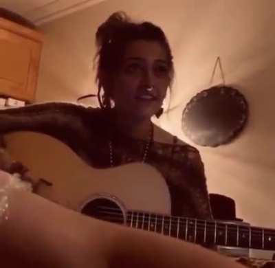 michael jacksons daughter paris singing a verse from falling down