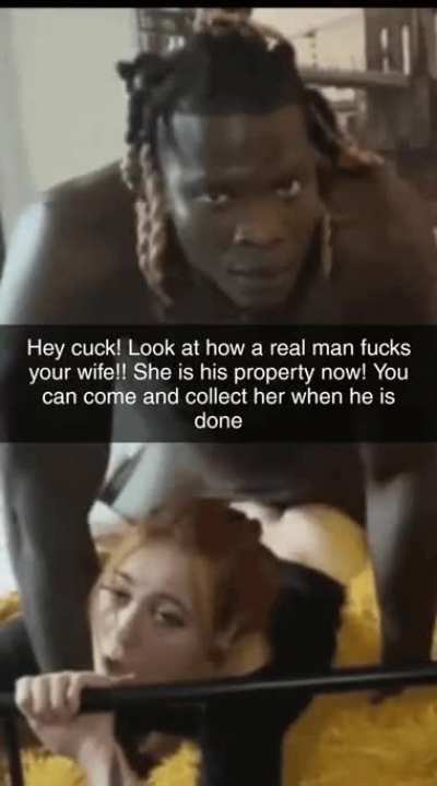 I accidentally let slip to one of my wife's friends that I had a fantasy for seeing my wife fucked by a BBC. She laughed at the time and said 