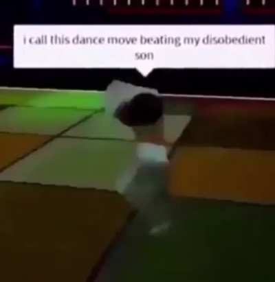 Blursed dance move