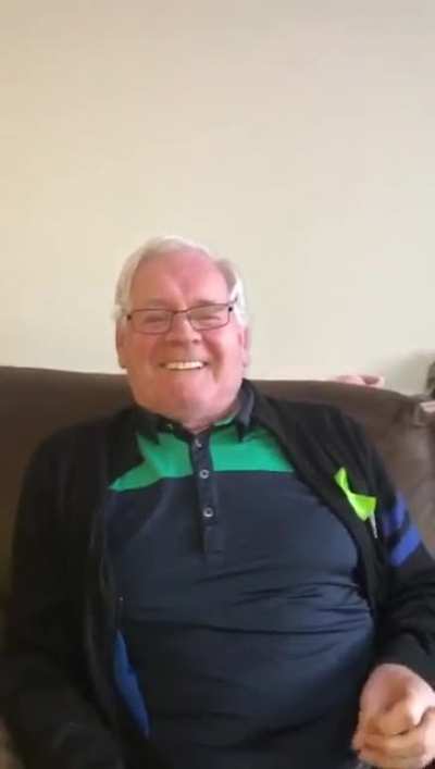 Some hearty laughter telling a joke