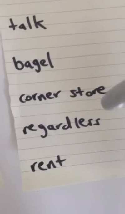 New Yorkers’ Pronunciation Guide