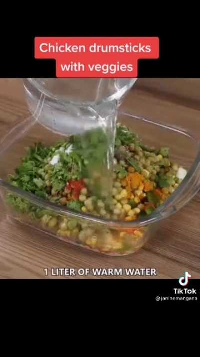 For those that are “keep on following our recipes” here’s another one. Not as much of a culinary abomination, but the warm water and “lemon” salmonella marinade, that clumpy salt and using a spatula to stir drumsticks just kills me 🤣