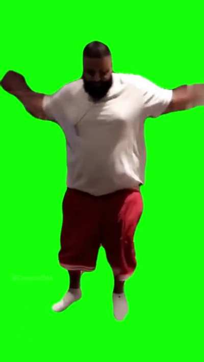 [GREEN SCREEN] DJ Khaled dancing Meme Template - DJ Khaled dancing to BIG TIME