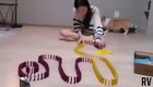 Her face at the end