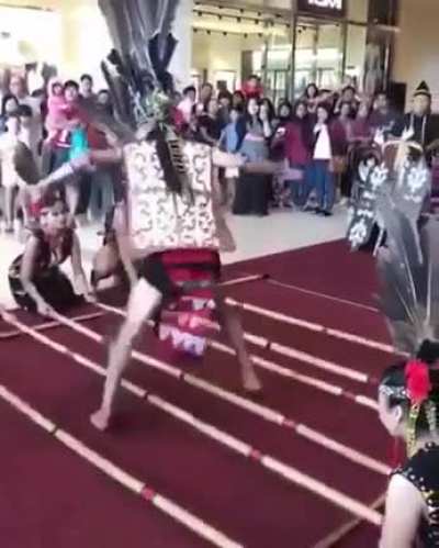 Dayak tribe dance