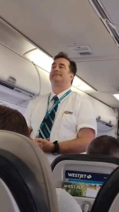 The coolest flight attendant you'll see today!