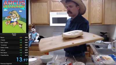 Ja que quer um video interessante, entao olha essa speed run de fazer burrito