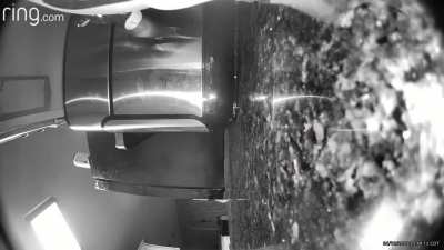 My Ring camera let me know someone was at the door while it was charging on my counter.