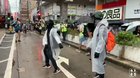 Hong Kong Protestors Performing Fortnite Dances In Front Of Mongkok Police Station