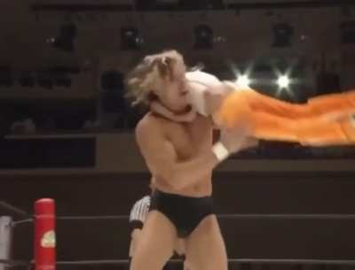 Pro wrestler puts on a 5/5 star match with a 9 year old girl that was a member of the company’s inaugural training class