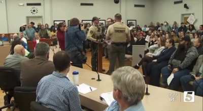 “I feel much safer with undocumented [individuals] than I EVER will with ICE agents!!!” Sheriff deputies descend on a Wilson County, TN man as he spouts some hard truths in opposition to a rumored ICE detention center (which they have now backed off of)