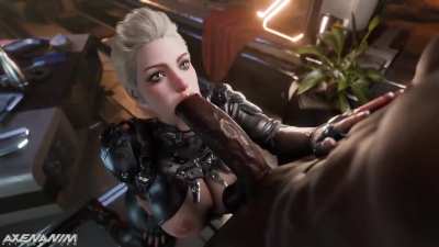 Ines Raya Blowjob - Animation by: (Axenanim) [The First Descendant]