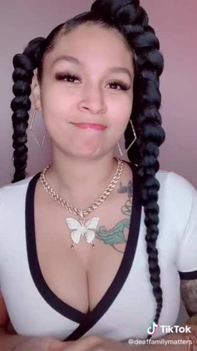Women tells story how her friend help feel included at a party where no one knew sign language