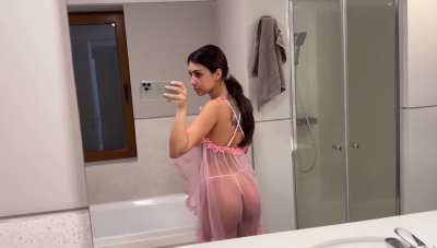 Sheer gown 2