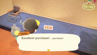 if it makes anyone feel better, I gifted the chair to him afterwards:)