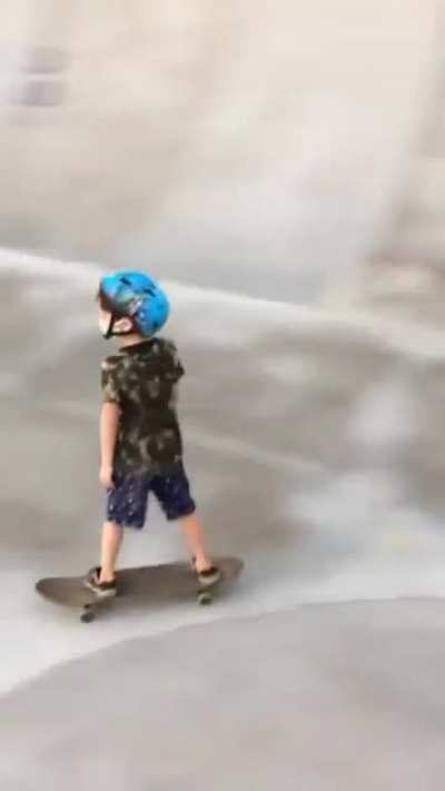 He literally launched himself from that board.