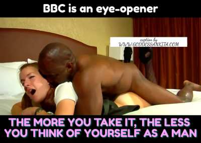 It breaks your masculinity along with your sexuality :) :p