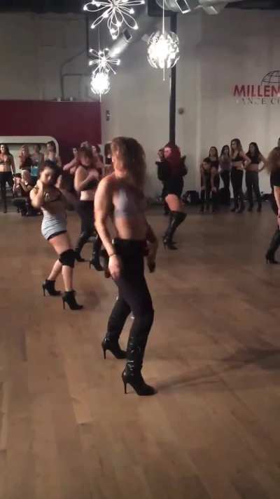 Francia dancing in flashback Friday video from TikTok 01 09 26