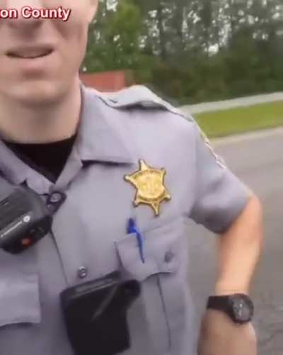 Citizen pulls over speeding cop