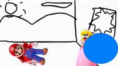 Peach kill mario!!!