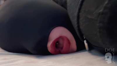 Getting pounded by my master while deepthroating his friend. The perfect spitroast!