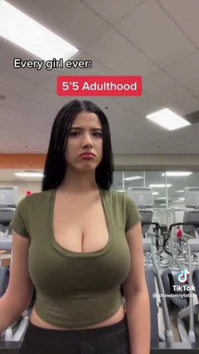 Massive tits talking about growth