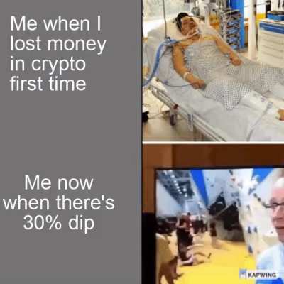 You learn to buy the dip