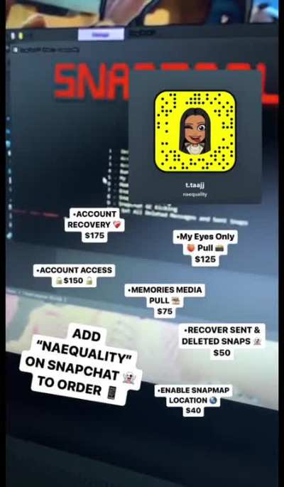Need A Hacker Today? Well hit @naequality on snapchat to order hacks such as account access, recovery, my eyes only hacks & more! link in comments below!