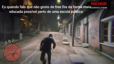 Eu to com marca de bala até hoje...