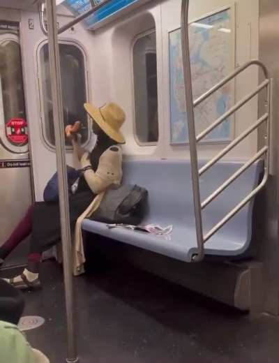 Trashy on public transport
