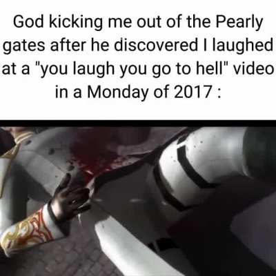 come on god, it was funny