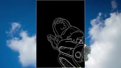 I recreated Some effects from secret sky, But added peter griffin!
