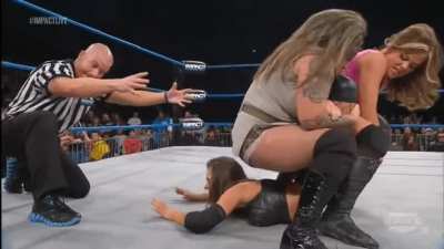 Double submission on Brooke Tessmacher by ODB and Velvet sky