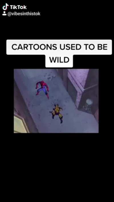 Spider-man uses his spider-sense on Wolverine