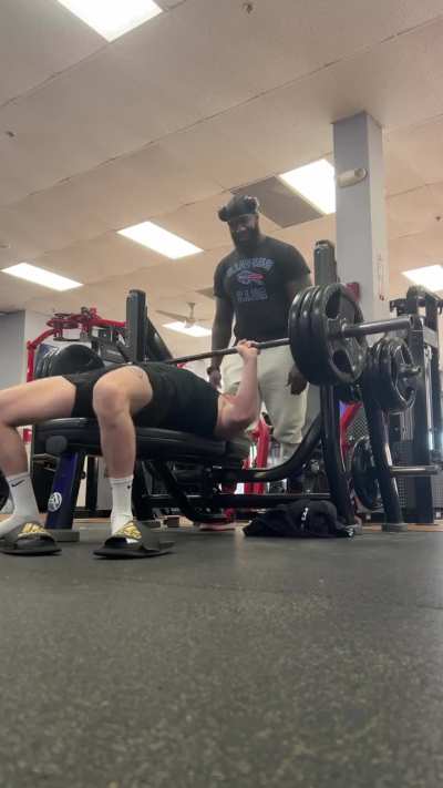 315 for 4 reps