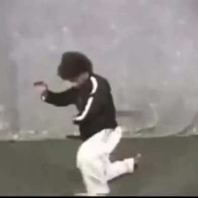 I see that he knows a little about karate