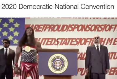 Kamala with the goods
