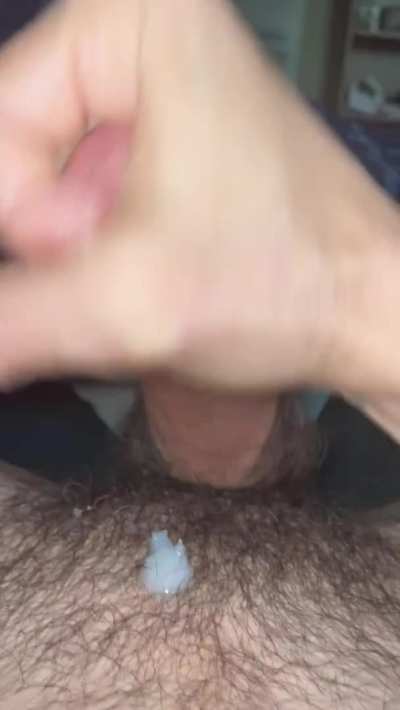 Someone told me about this sub so I am happy to say hello. I am a gusher not a shooter and make a lot of groaning noises so listen with sound. Here’s a double cumshot. Enjoy!