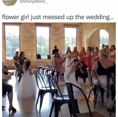 Kids at the wedding