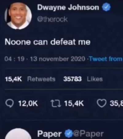 Dwayne Johnson!