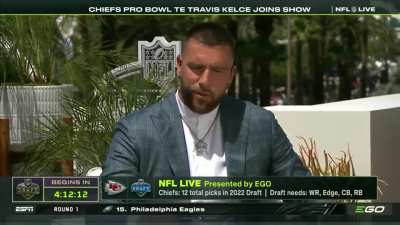Travis Kelce reaction to Tyreek Hill Trade.