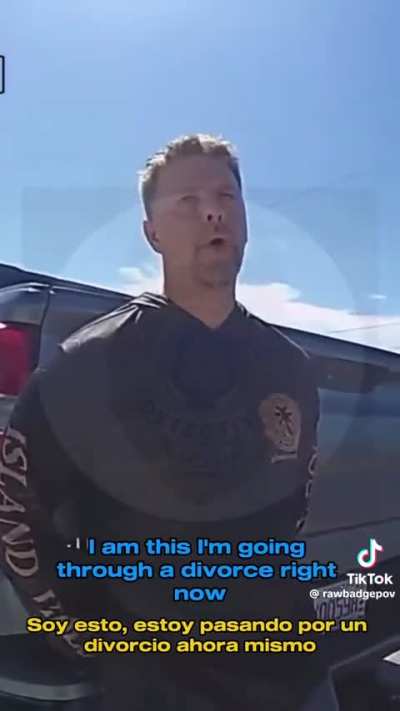 Maybe they should take his two kids in the back seat and put them in a cage with a hard floor and a space blanket for a couple of days IJS