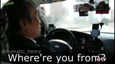 A taxi in Beijing