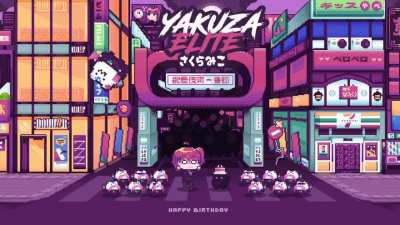 Made some Yakuza Elite for Miko birthday!