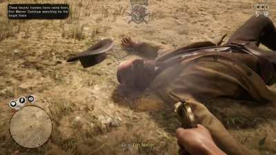 This is honestly the first time Red dead made me jump 😂