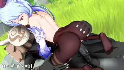 Ganyu gets creampied by a Hilichurl (Nago<wbr>onima<wbr>tion) [Genshin Impact]
