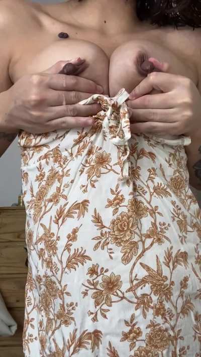 My tits doing their job with my 7 months